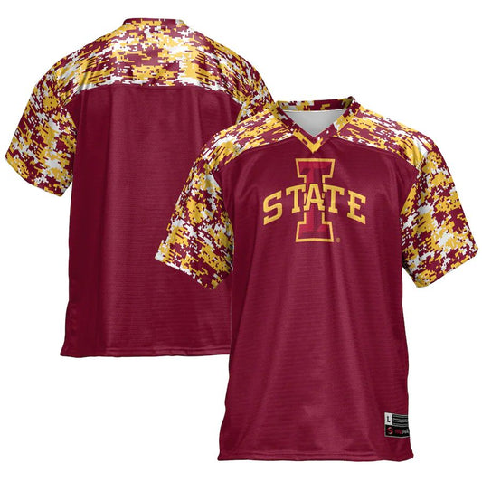 I.State Cyclones Football Jersey Cardinal Stitched American College Jerseys