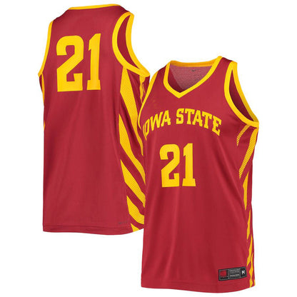 #21 I.State Cyclones Replica Jersey Cardinal Stitched American College Jerseys