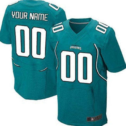 Custom J.Jaguars Green Elite Jersey Stitched American Football Jerseys