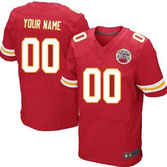 Custom KC.Chiefs  Red Elite Jersey American Stitched Jersey Football Jerseys