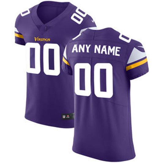 Custom MN.Vikings Purple Vapor Untouchable Custom Elite Jersey Stitched Jerseys American Football Jerseys