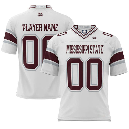 Custom M.State ProSphere NIL Pick-A-Player Football Jersey White Football Jersey American Stitched College Jerseys