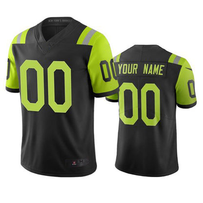 Custom NY.Jets Black Green Vapor Limited City Edition Jersey American Stitched Jersey Football Jerseys