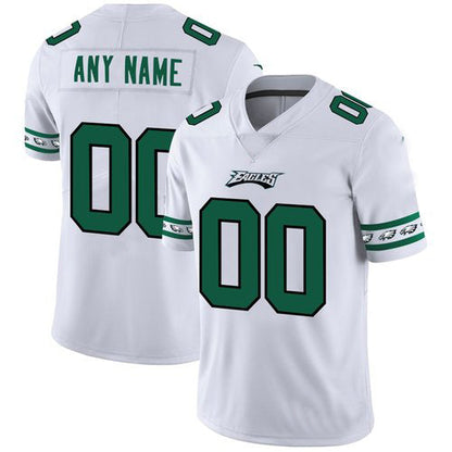 Football Jerseys P.Eagles Custom White Team Logo Vapor Limited Jersey American Stitched Jerseys