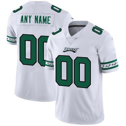 Football Jerseys P.Eagles Custom White Team Logo Vapor Limited Jersey American Stitched Jerseys