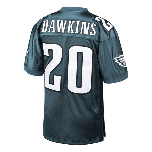 P.Eagles #20 Brian Dawkins Mitchell & Ness Midnight Green 1996 Authentic Throwback Retired Player Jersey Stitched American Football Jerseys