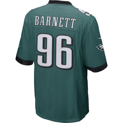 P.Eagles #96 Derek Barnett Green Game Jersey Stitched American Football Jerseys