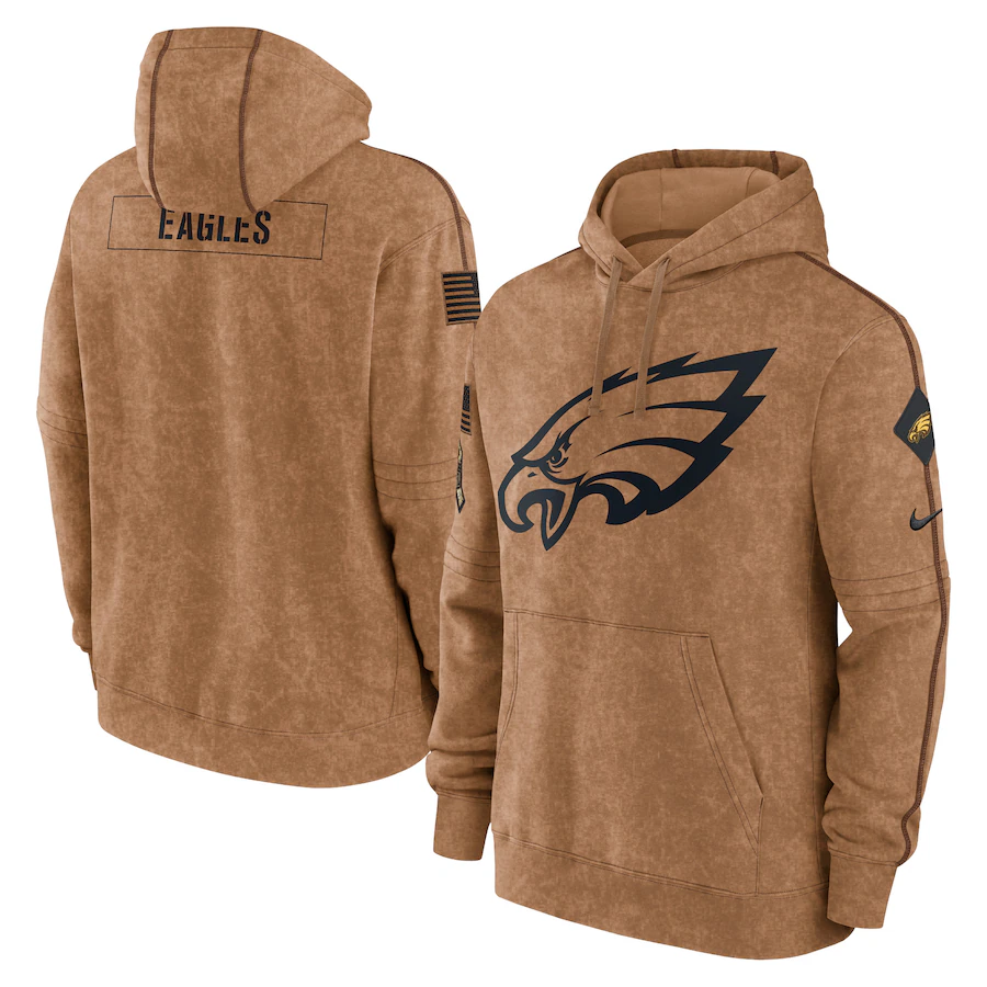 P.Eagles 2023 Salute To Service Club Pullover Hoodie Cheap sale Birthday and Christmas gifts Stitched American Football Jerseys