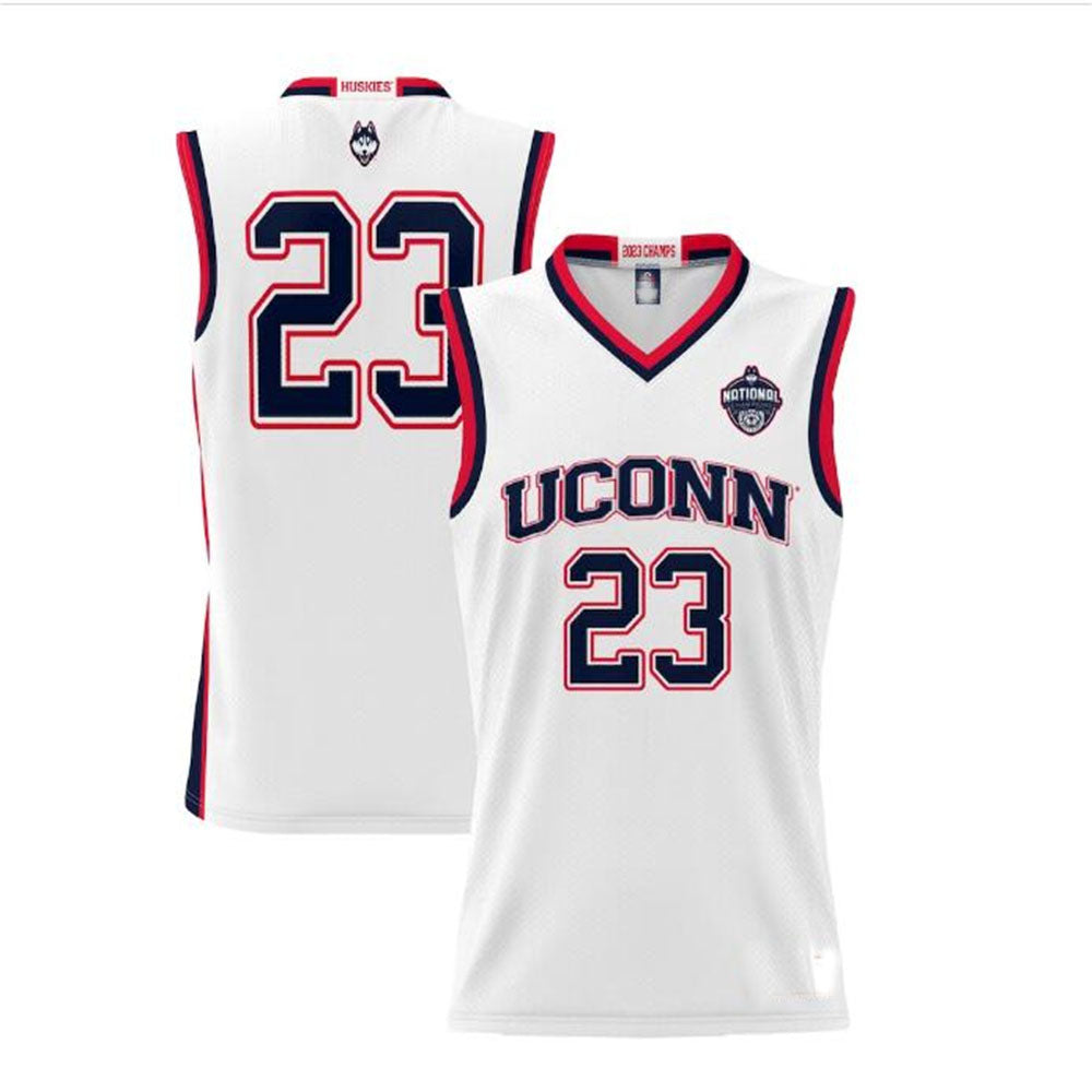 #23 U.Huskies ProSphere 2023 Basketball National Champions Basketball Jersey - Navy Stitched American College Jerseys