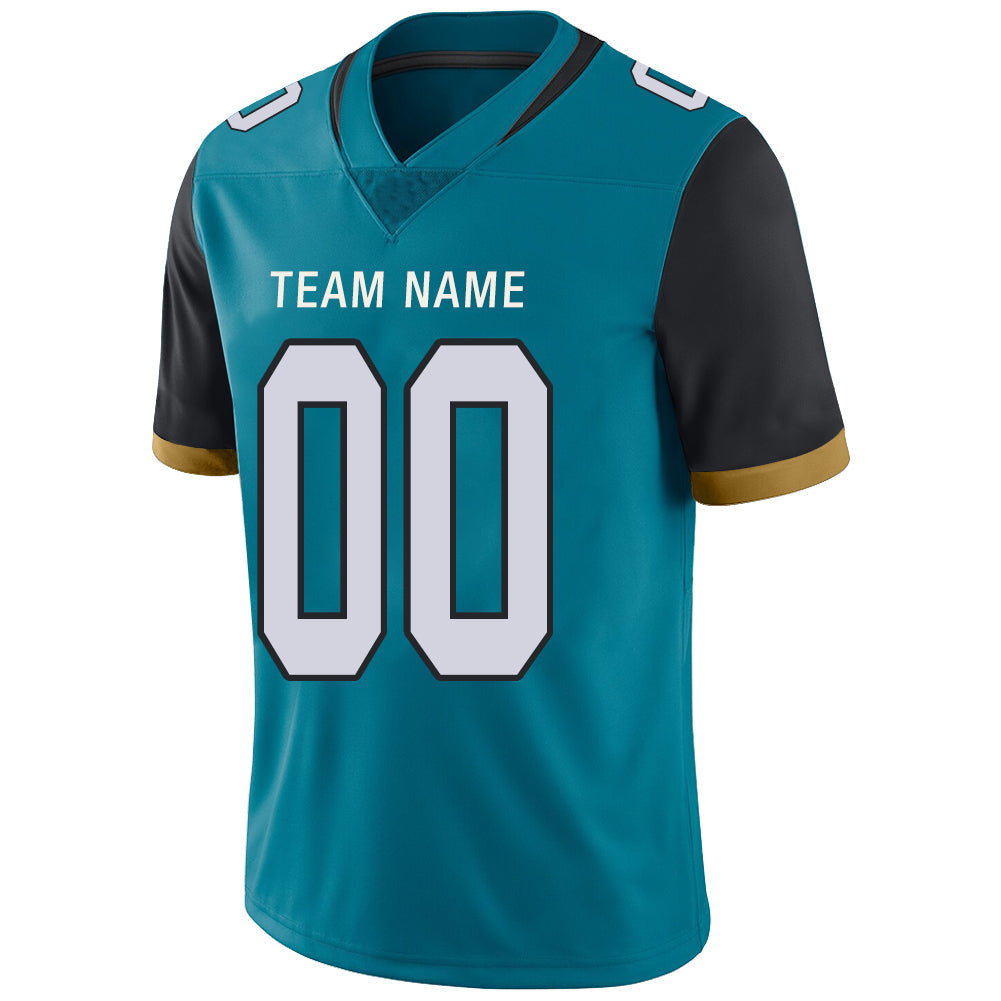 Custom J.Jaguars Stitched American Football Jerseys Personalize Birthday Gifts Teal Jersey