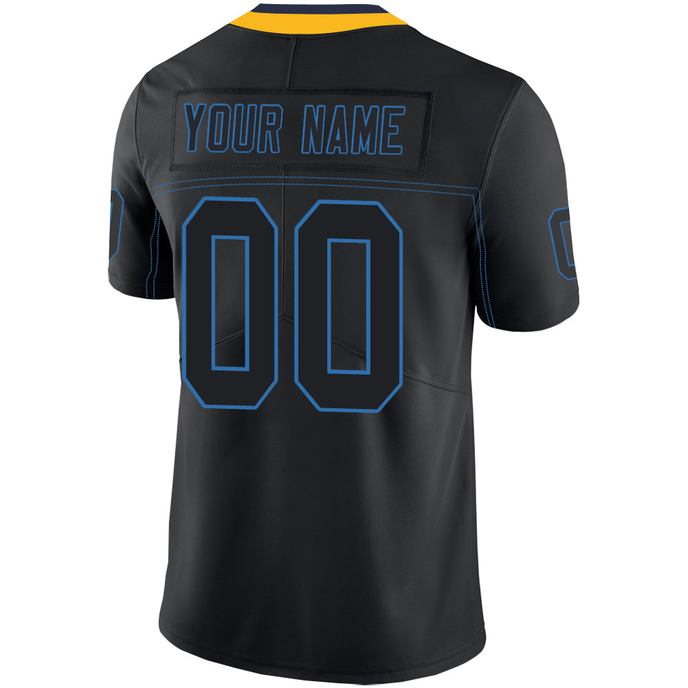 Custom LA.Chargers Stitched American Football Jerseys Personalize Birthday Gifts Black Jersey