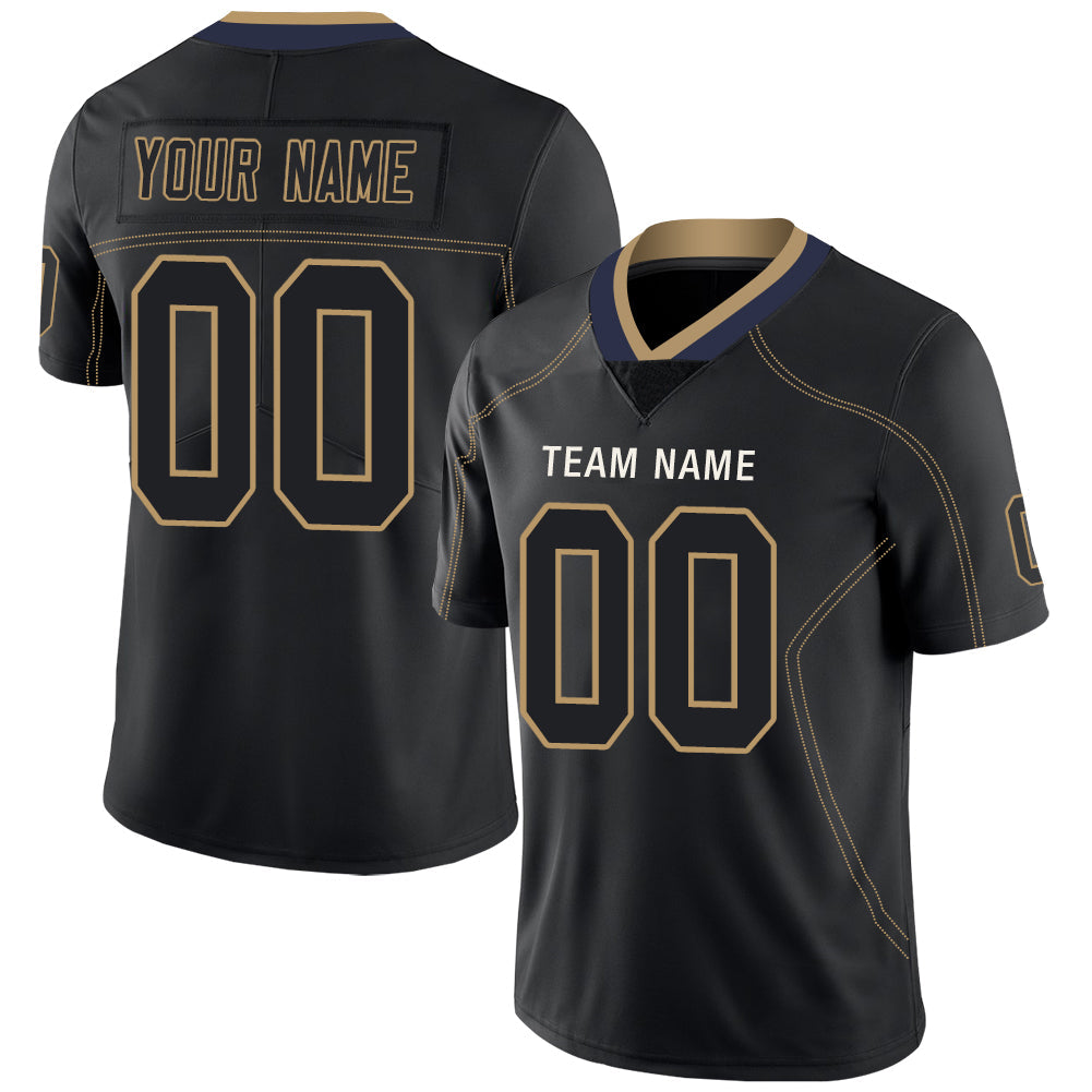 Custom LA.Chargers Stitched American Football Jerseys Personalize Birthday Gifts Black Jersey