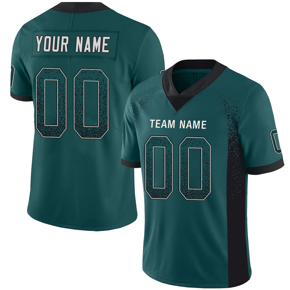 Custom P.Eagles Stitched American Football Jerseys Personalize Birthday Gifts Green Jersey