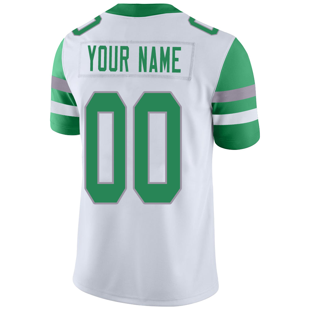 Custom P.Eagles Stitched American Football Jerseys Personalize Birthday Gifts White Jersey