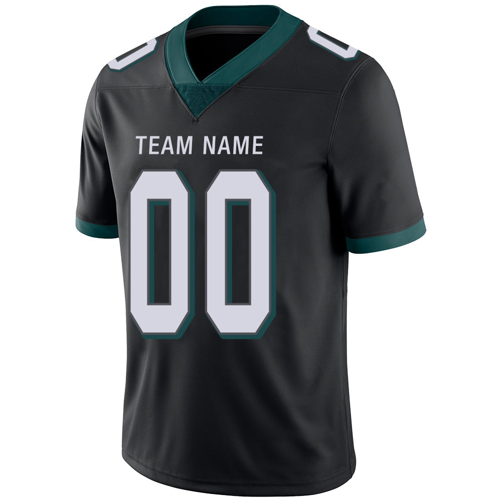 Custom P.Eagles Stitched American Football Jerseys Personalize Birthday Gifts Black Jersey