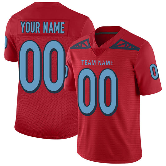 Custom T.Titans Stitched American Football Jerseys Personalize Birthday Gifts Red Jersey